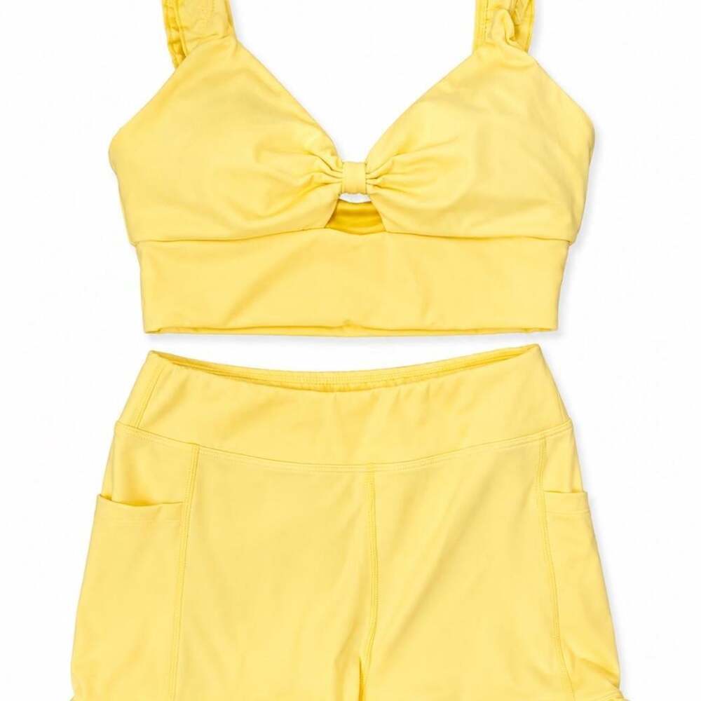 Women's Yellow Shorts